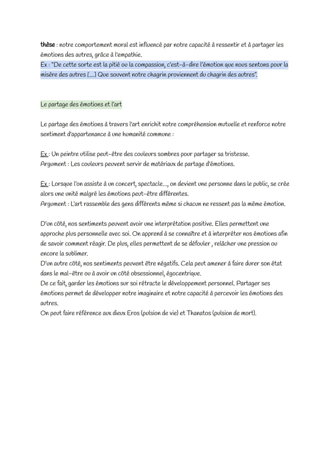 Les expressions de la sensibilité
Philosophie
Définitions:
Sensibilité :
•
propriété d'un être vivant, d'un organe, à réagir d'une façon adé