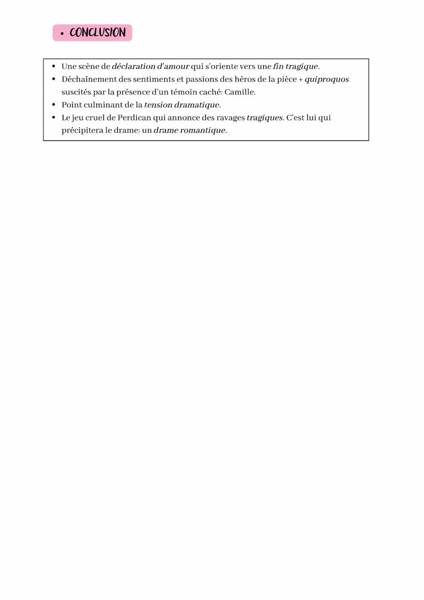 Explication linéaire n° 10/
LE THÉÂTRE DU XVII AU XXI SIÈCLE
Spectacle et comédie
Œuvre intégrale: On ne badine pas avec
l'amour
Nom de l'au