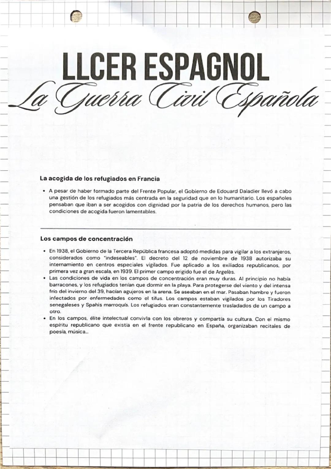 # LLCER ESPAGNOL

# La Guerra Civil Española

Fecha de inicio

*   18 de julio de 1936

Fecha de fin

*   1ero de abril de 1939, justo antes