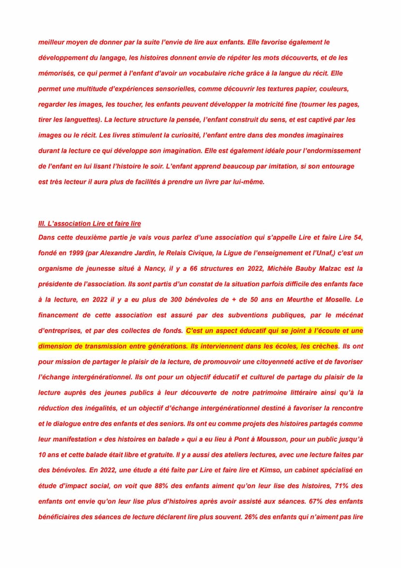 EN QUOI LIRE ET FAIRE LIRE PERMET LE DEVELOPPEMENT DE LA
Plan:
LECTURE CHEZ LES ENFANTS ?
1.
Introduction
Motivation pour ce sujet, pq je l'