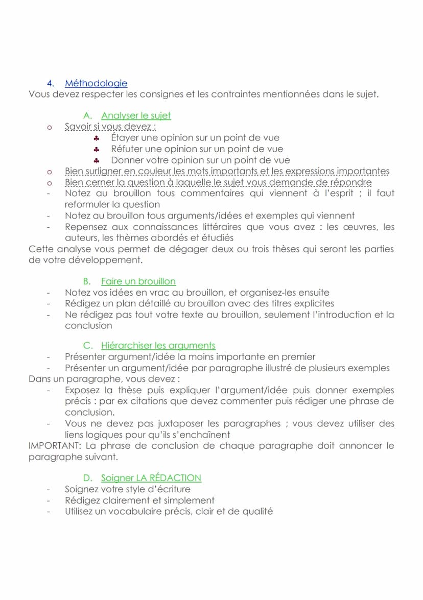 DISSERTATION
1. Fonction de la dissertation
Vous devez convaincre le lecteur en donnant des arguments et des exemples
pertinents qui réponde