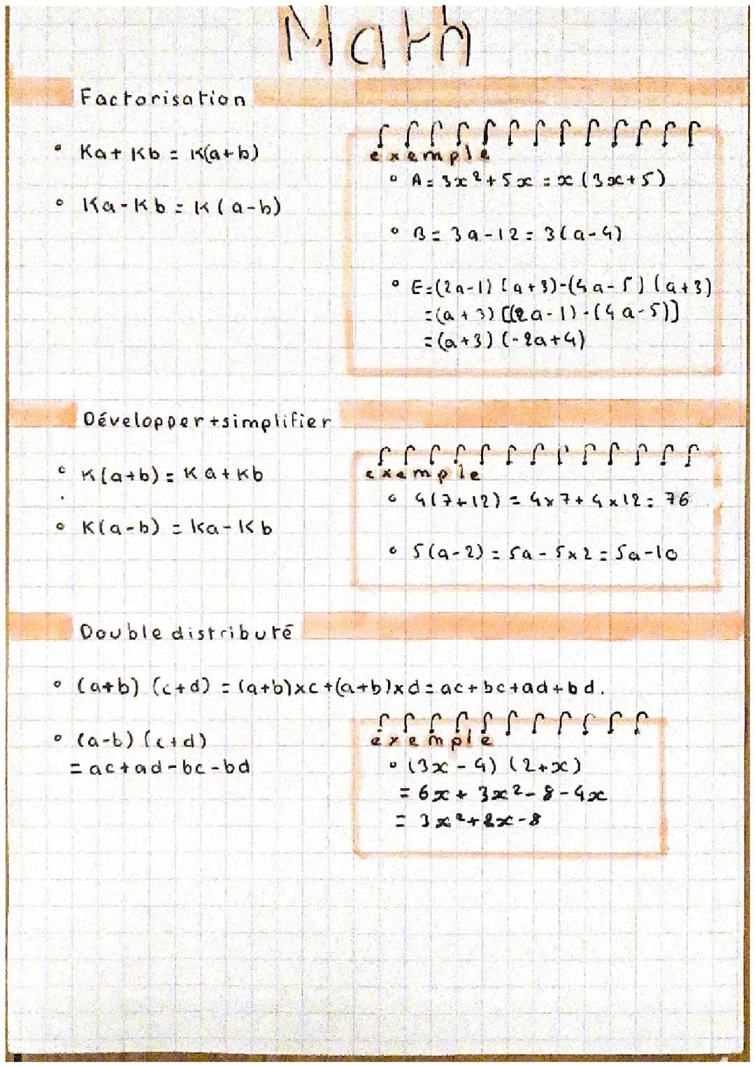 Factorisation 