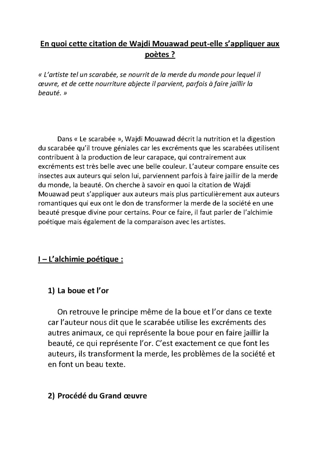 Dissertation facile sur Incendies de Wajdi Mouawad et ses œuvres les plus connues