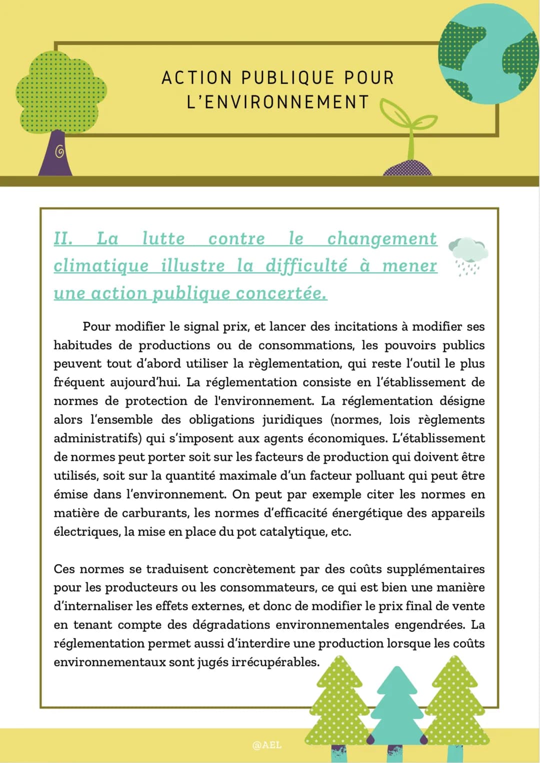 G
ACTION PUBLIQUE POUR
L’ENVIRONNEMENT
Quelle action publique
pour l'environnement ?
L'ampleur de la crise environnementale que
nous connais