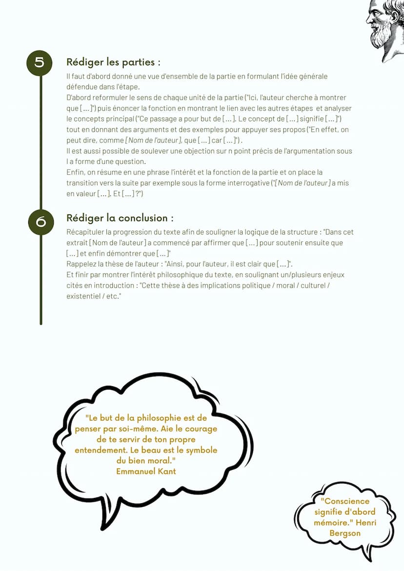 1
2
3
4
Méthode analyse de texte
Identifier la structure du texte :
Repérer les mots clés, les concepts : un terme général qui regroupe des 