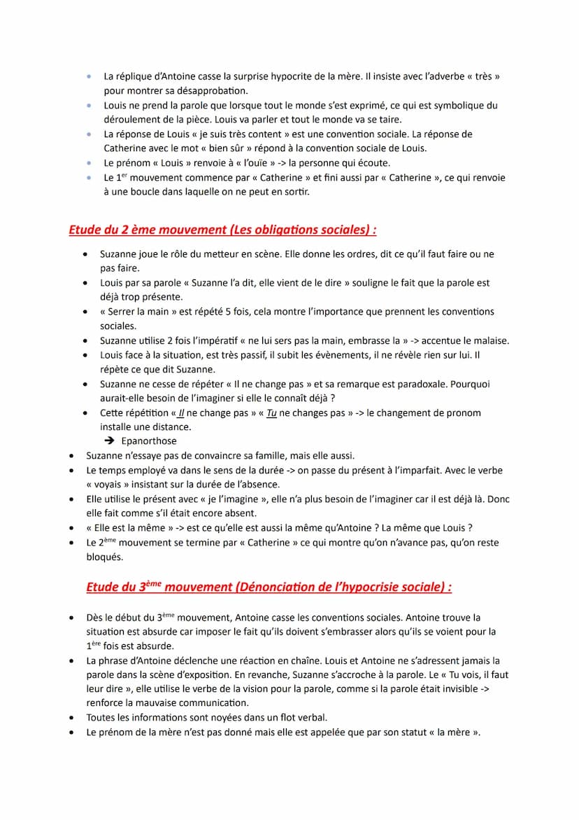 Bac français : « Juste la fin du monde » SCENE 1 ACTE I (SCENE D'EXPOSITION)
1ère partie : Présentation des personnages
2ème partie : Les ob