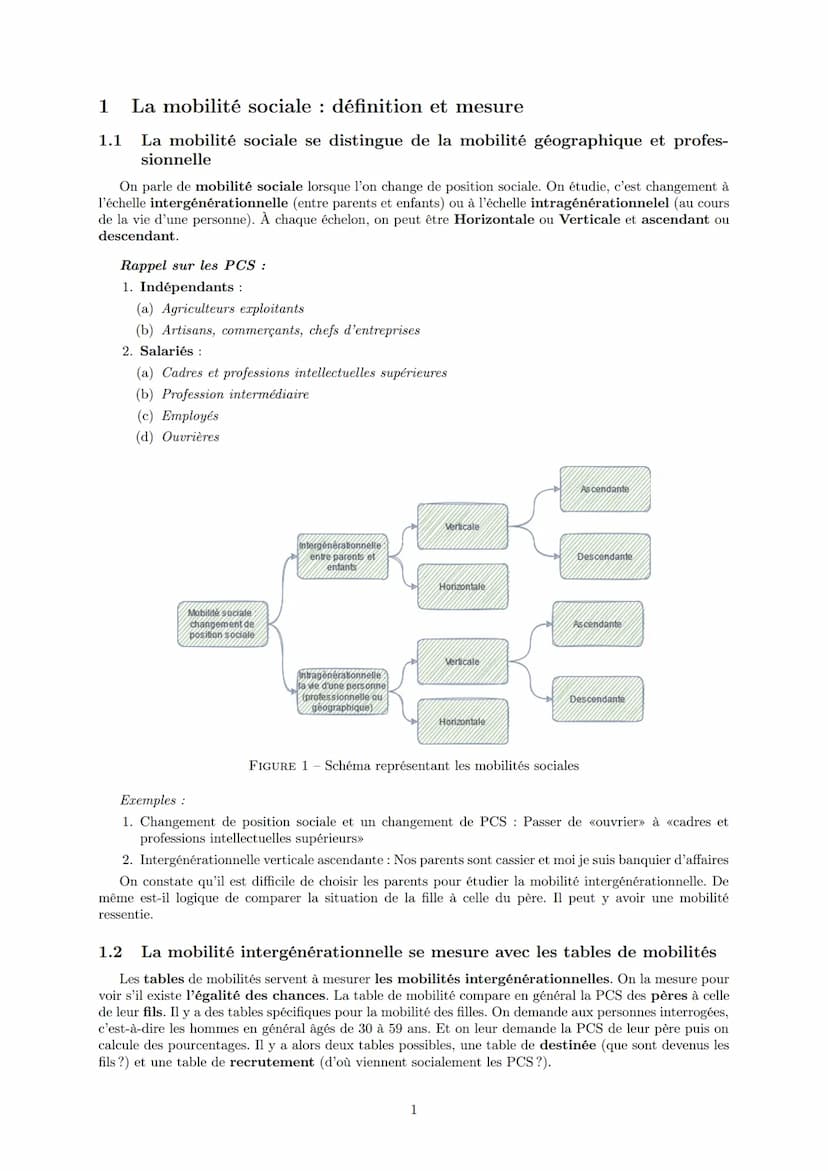 LYCEE GENERAL ET TECHNOLOGIQUE LA BRUYERE
Quelles sont les caréctéristiques et les facteurs
de la mobilité sociale
AFFICHARD-PIERRI Gaëtan: 