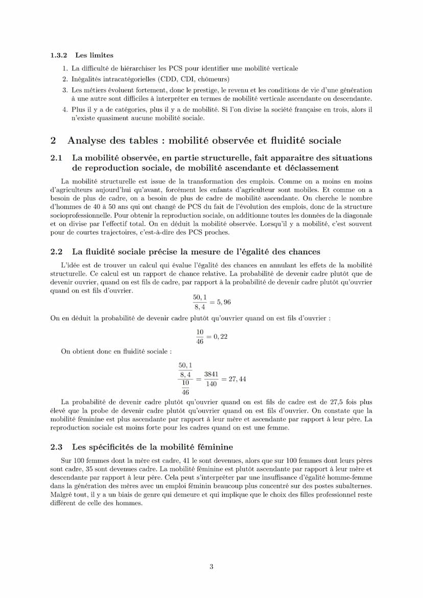 LYCEE GENERAL ET TECHNOLOGIQUE LA BRUYERE
Quelles sont les caréctéristiques et les facteurs
de la mobilité sociale
AFFICHARD-PIERRI Gaëtan: 