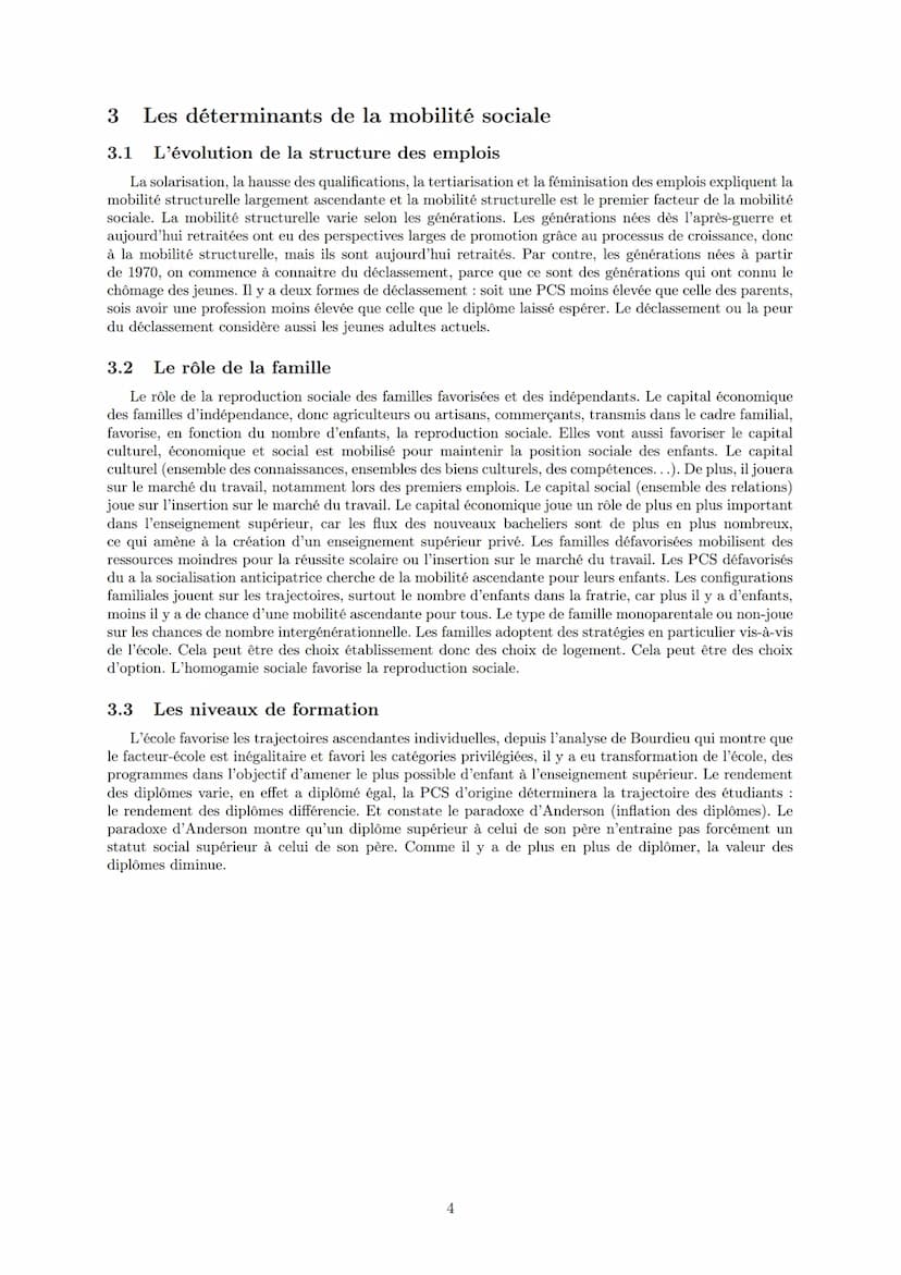 LYCEE GENERAL ET TECHNOLOGIQUE LA BRUYERE
Quelles sont les caréctéristiques et les facteurs
de la mobilité sociale
AFFICHARD-PIERRI Gaëtan: 