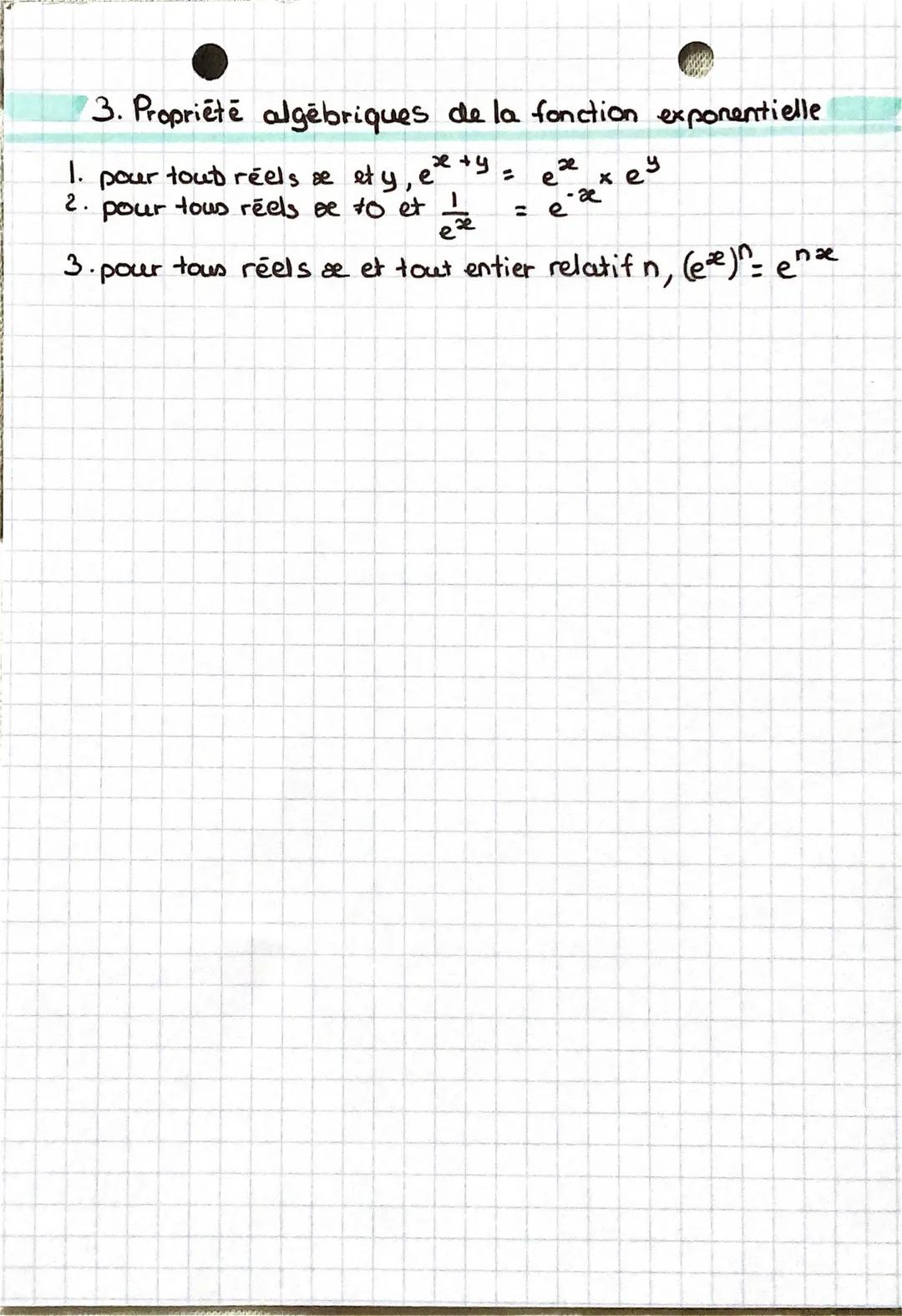 سملكمير
maths
Chapitre 5: la fonction exponentielle
I. La définition de la fonction exponentielle
Théorème:
tel que
•Soit f une fonction dér