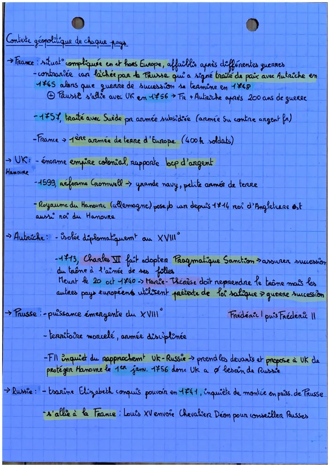 •La Guerre de
Sept Ans (1756-1763)
→ 1ªm conflit qualifiable de
fait suite à la
→ début de la
mondiale
guerre de succession d'Autriche (1740
