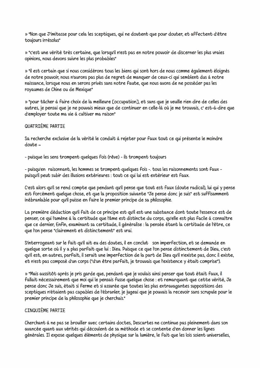 I/ Support
Auteur: Descartes, René
Date de publication: 1637
Côte: 194 DES
II/ Présentation
Thème: Cet ouvrage se présente sous forme de dis
