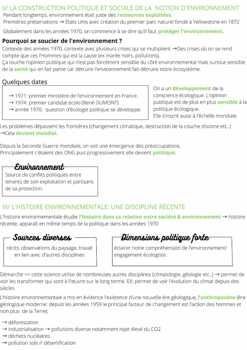 THÈME 5 : L'ENVIRONNEMENT,
ENTRE
EXPLOITATION ET PROTECTION UN ENJEU
PLANETAIRE
Axe introductif: Qu'est ce que l'environnement ?
Covid et en