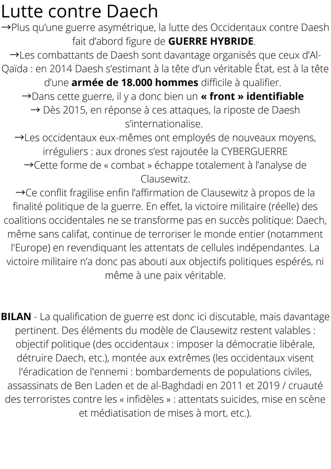 THEME 2 - AXE 1: DIMENSION POLITIQUE
DE LA GUERRE: DES CONFLITS
INTERETATIQUES
AUX ENJEUX
TRANSNATIONAUX
En 1991, l'historien et théoricien 
