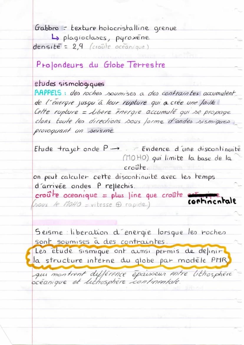 LA SIBUCTURE DU GLOBE
TERRESTRE
Contrastes entre continents et oceans
les continents et les océans sont deux domaines très
différents le con
