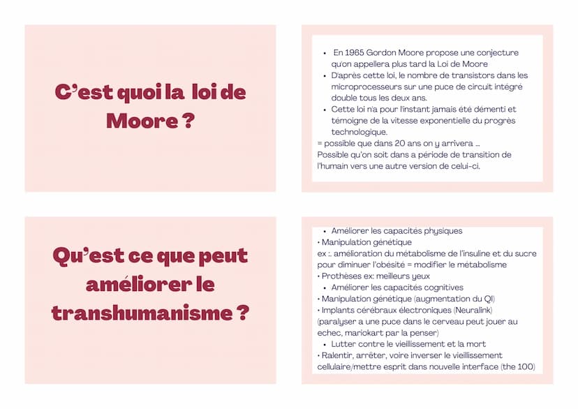 Quelles sont les
limites de
l'homme ?
Physiques
- Voir couleur, finalement voit pas SI bien que ça, pas
infrarouge + Perçoit pas un certain 