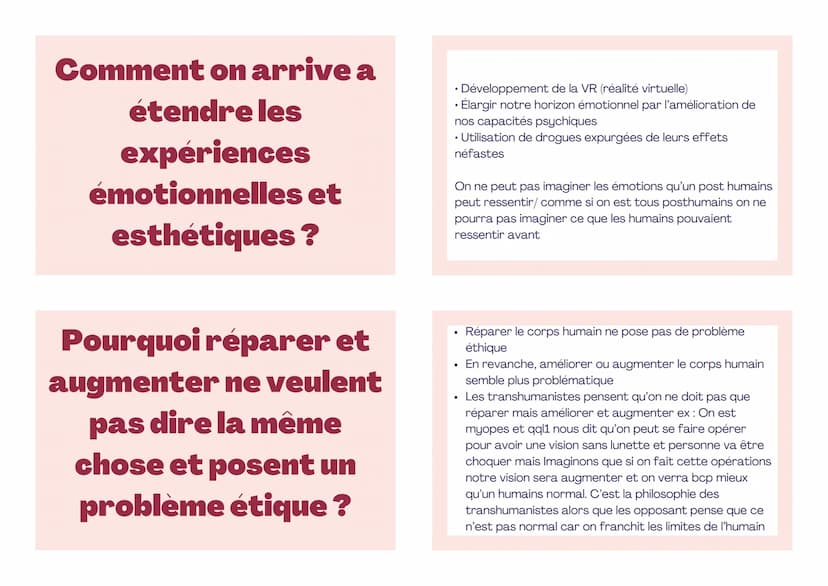 Quelles sont les
limites de
l'homme ?
Physiques
- Voir couleur, finalement voit pas SI bien que ça, pas
infrarouge + Perçoit pas un certain 