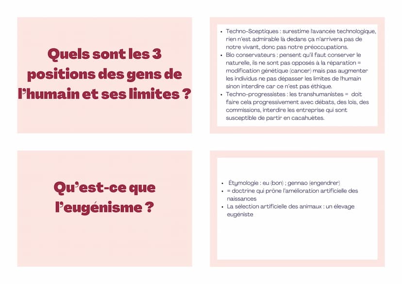 Quelles sont les
limites de
l'homme ?
Physiques
- Voir couleur, finalement voit pas SI bien que ça, pas
infrarouge + Perçoit pas un certain 