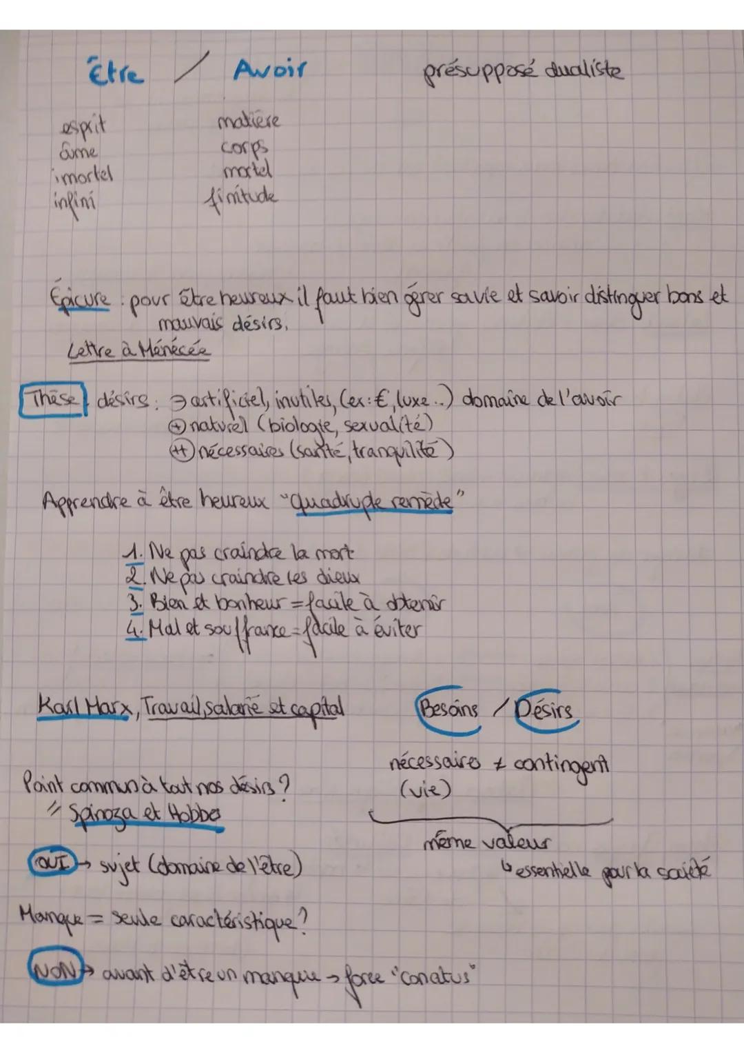 PHILOSOPHIE LE BONHEUR
definition: banal mais important car lié au véco du sujet
Kant: état durable de satisfaction complete
distinction pla