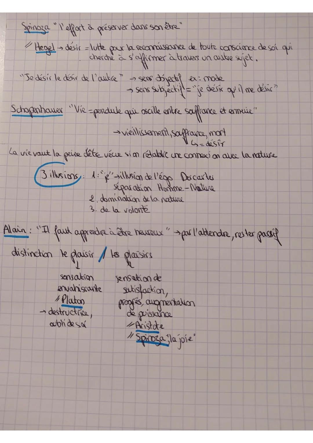 PHILOSOPHIE LE BONHEUR
definition: banal mais important car lié au véco du sujet
Kant: état durable de satisfaction complete
distinction pla