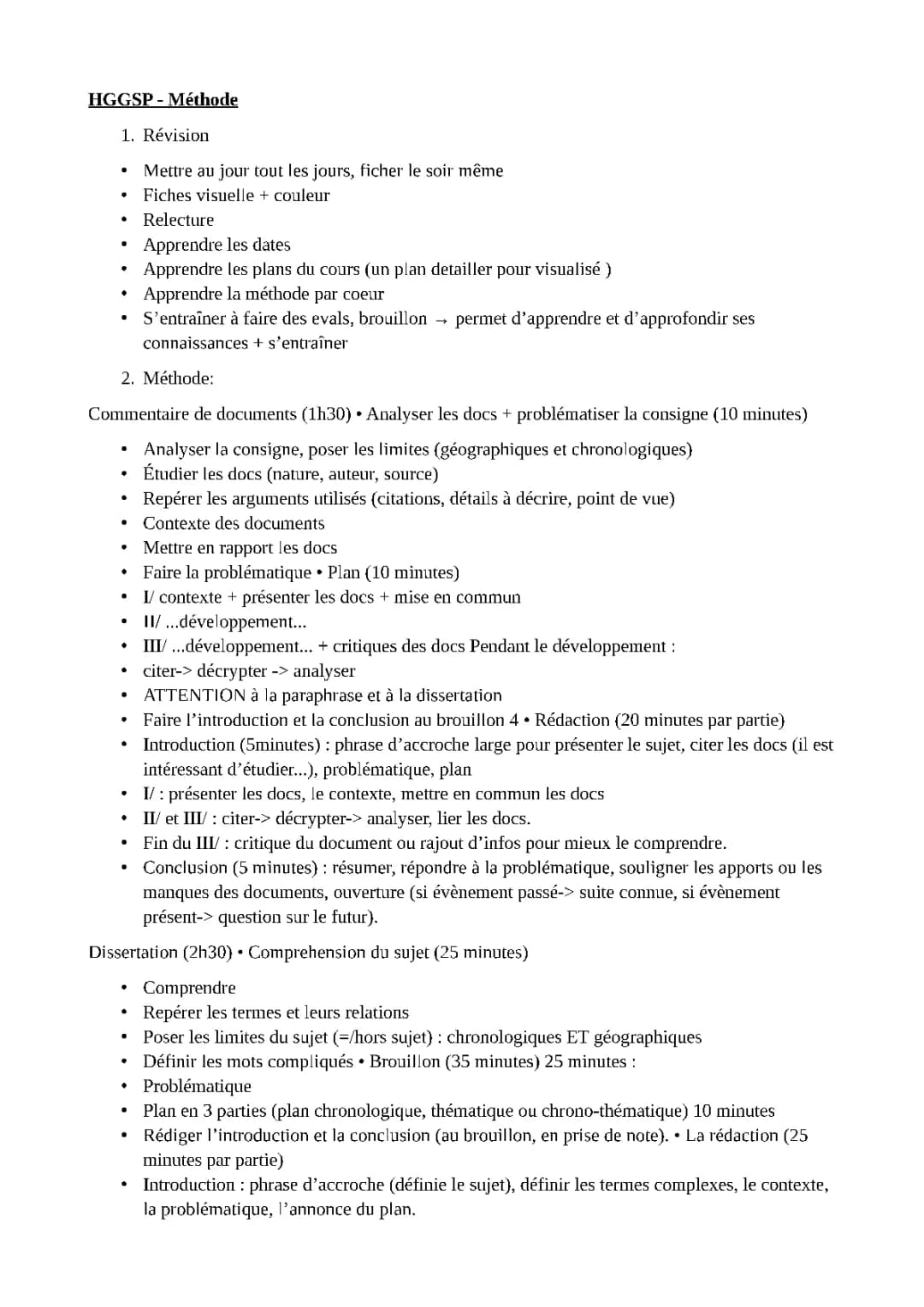Découvre la méthode d'analyse et les plans HGGSP