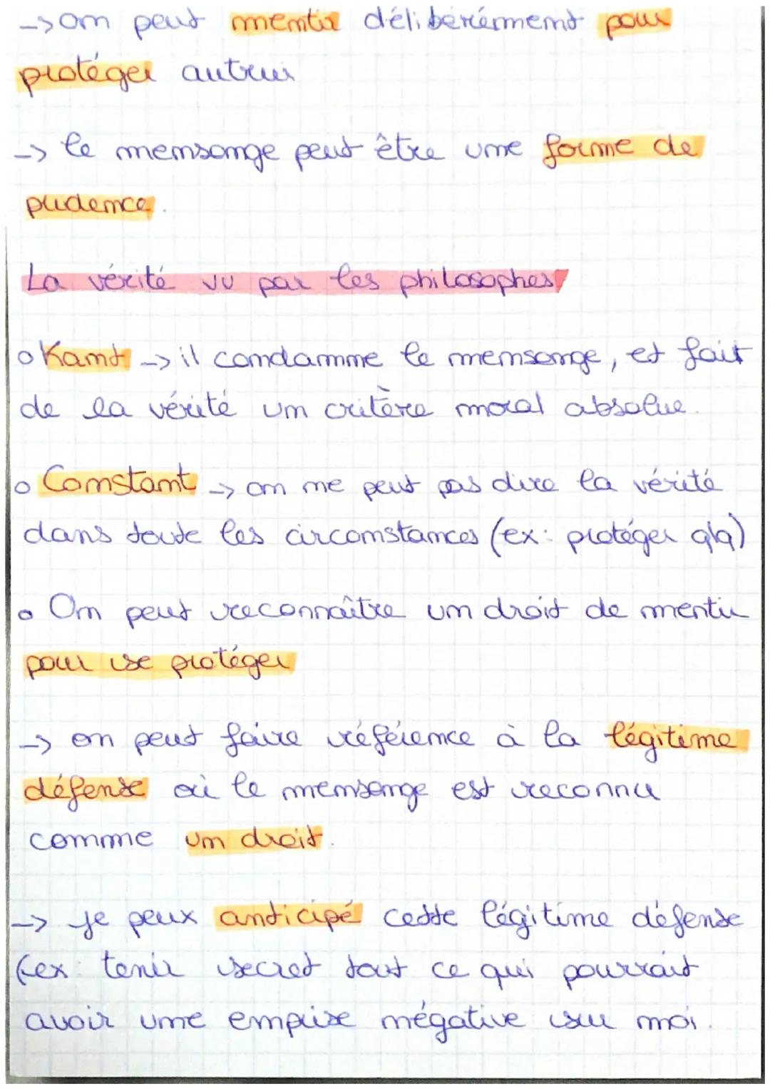Philo La vérité
La vérité est vrai, ce qui est comforme
ià ce qui est. Elle s'oppose dome à la
fausseté
•
de mensonge = condammable
• La jus