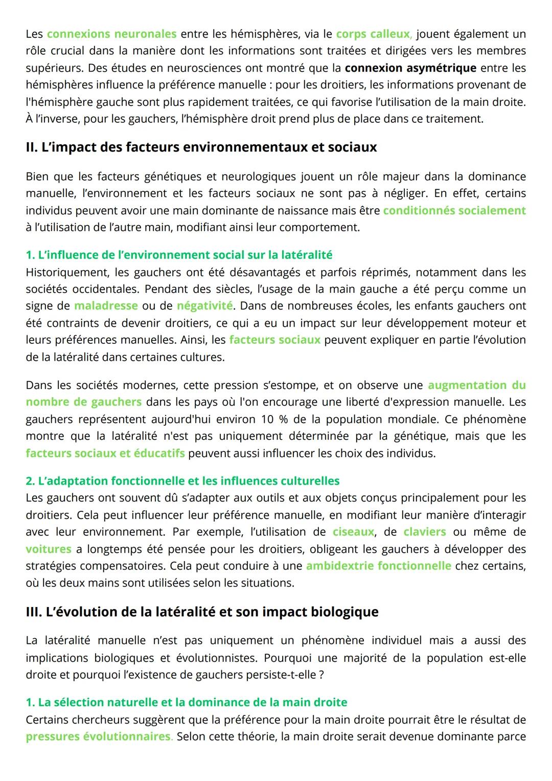 # GRAND ORAL SVT

Nous sommes destinés à être droitier ou
gaucher ?

La question de la dominance manuelle, c'est-à-dire de savoir pourquoi c