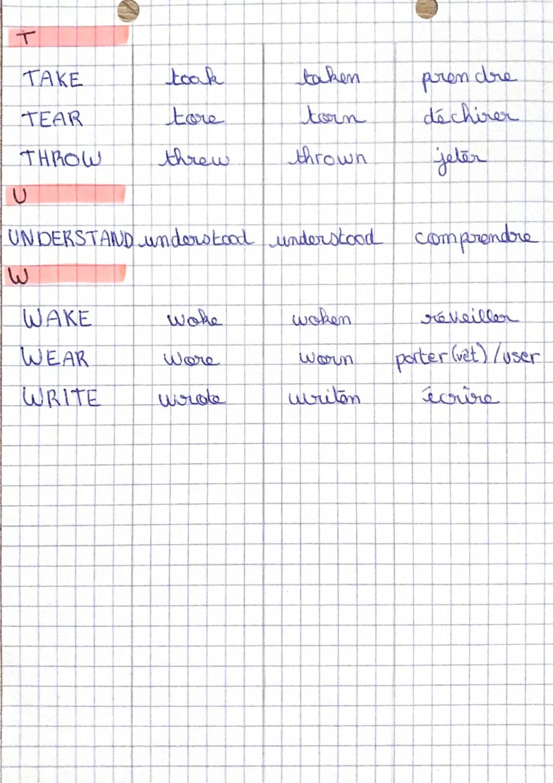с
∙emytisk
58 vorbes irréguliers (à urmt savoir pour & lycée)
Auxiliaires!
BE
HAVE
B
BECOME
BEGIN
BITE
BLEED
BREAK
BUILD
BUY
CAN
CATCH
CHOOS