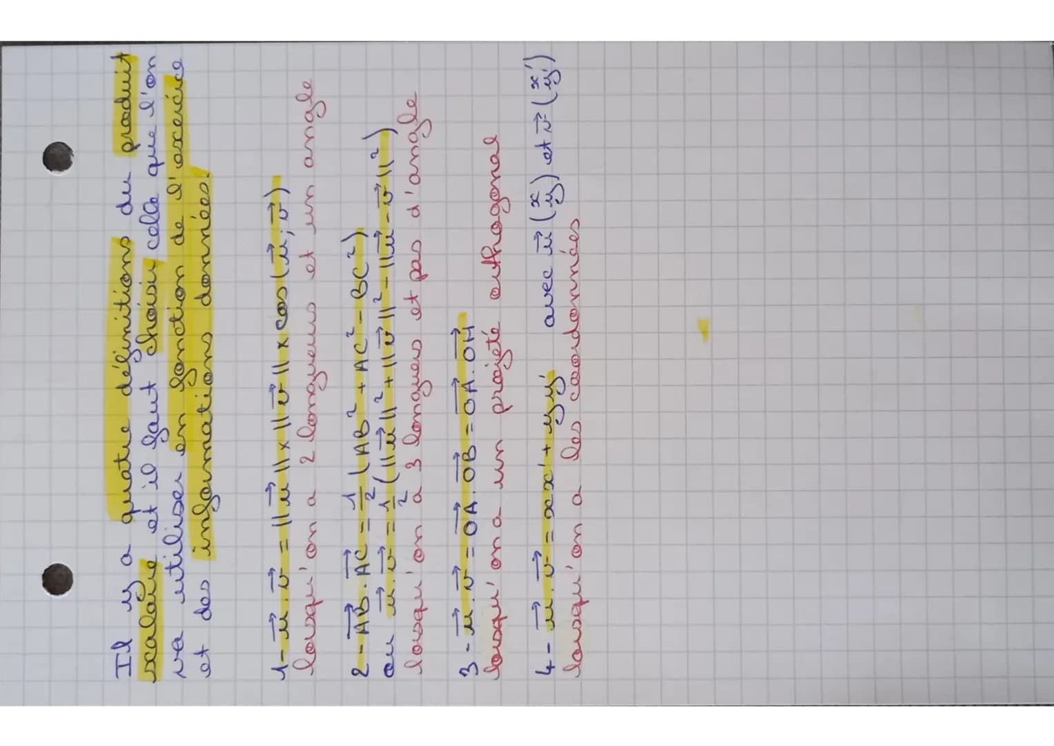 PREMIERE
PROS
est la
A
A
soit un vecteur in et deux points A B
²² = AB
que
nome
notée ||²||
K
810
du vecteu
distance AB.
SCALAIRE
суроро
برد