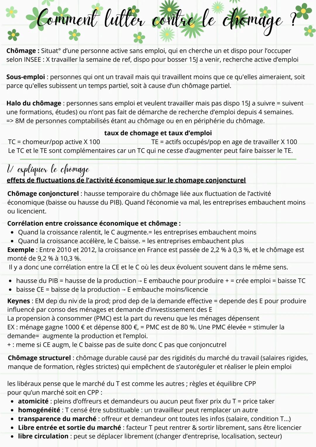 Comment lutter contre le chômage ?