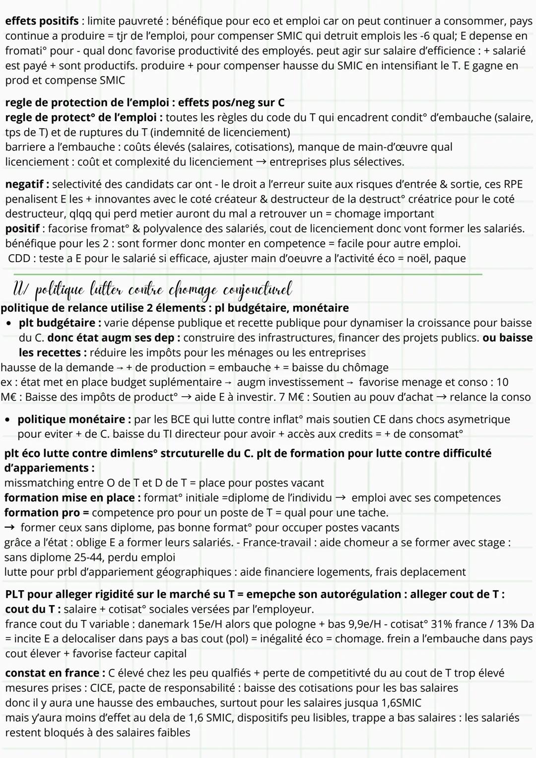 Comment lutter contre le chomage ?
Chômage: Situat d'une personne active sans emploi, qui en cherche un et dispo pour l'occuper
selon INSEE 