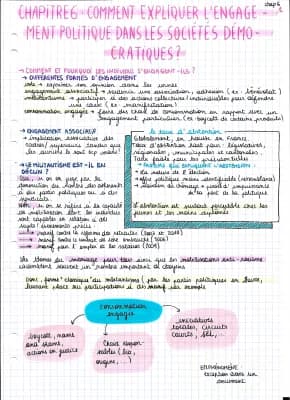 Know CHAPITRE 6 : COMMENT EXPLIQUER L'ENGAGEMENT POLITIQUE DANS LES SOCIÉTÉS DÉMOCRATIQUES ? thumbnail