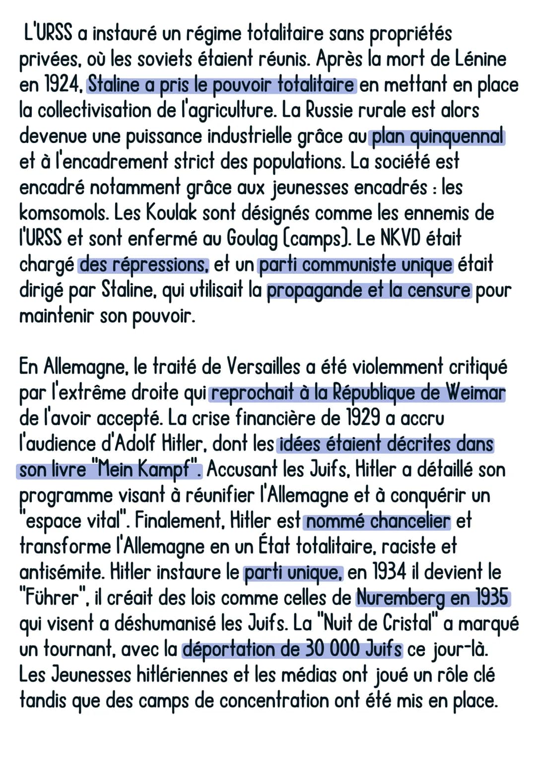-Histoire
Entre-deux-guerres
@avoirsonbrevet
Au lendemain de la Première Guerre mondiale, le traité de
Versailles a été perçu par l'Allemagn
