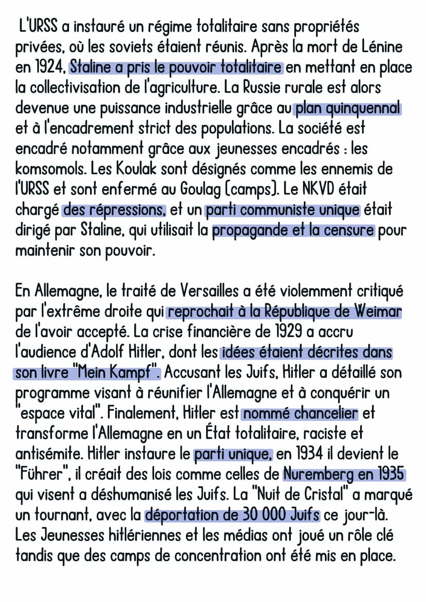 -Histoire
Entre-deux-guerres
@avoirsonbrevet
Au lendemain de la Première Guerre mondiale, le traité de
Versailles a été perçu par l'Allemagn
