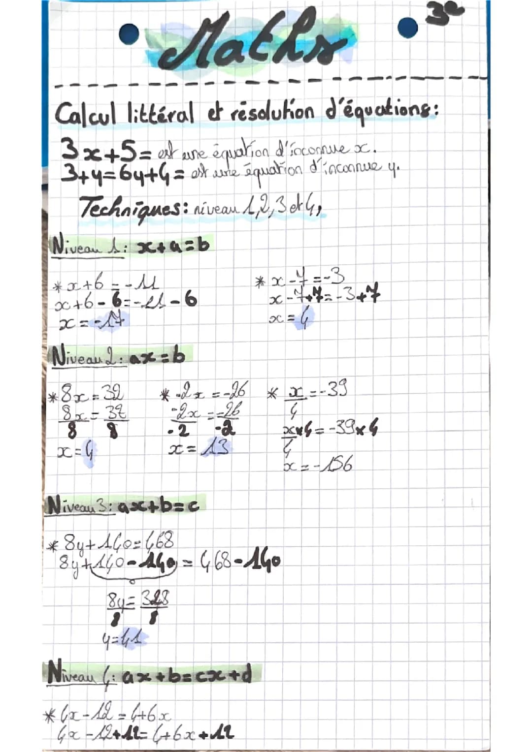 Maths brevet