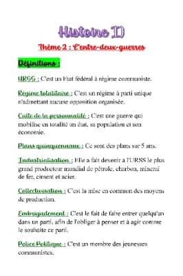 Know HISTOIRE - L'entre-deux-guerres thumbnail