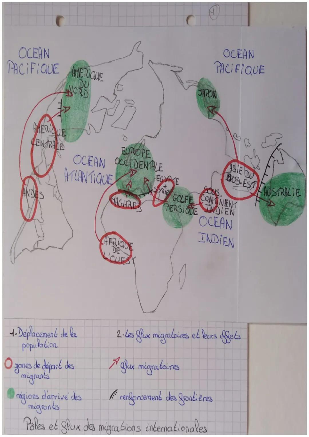 4⁰
с Geographie
LES MOBILITES HUMANES
TRANSNATIONALES
clandesting immigré llegal.
dans un autre pour une longue durée. Pour arriver
Quite de