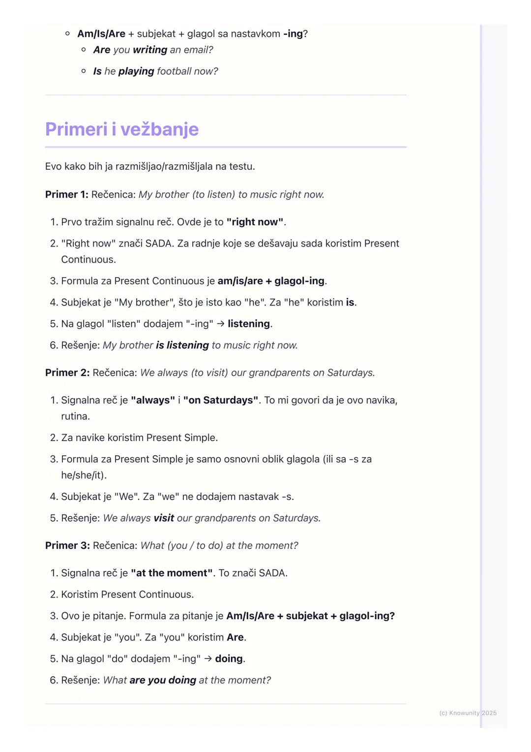 # Sadašnje prosto i trajno vreme
(Present Simple &
Continuous)

Uvod u sadašnja vremena

U engleskom jeziku postoje dva glavna sadašnja vrem