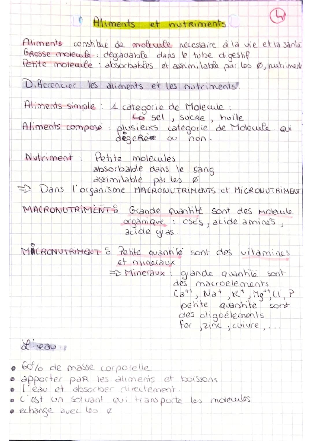 St2s aliment et nutrition 