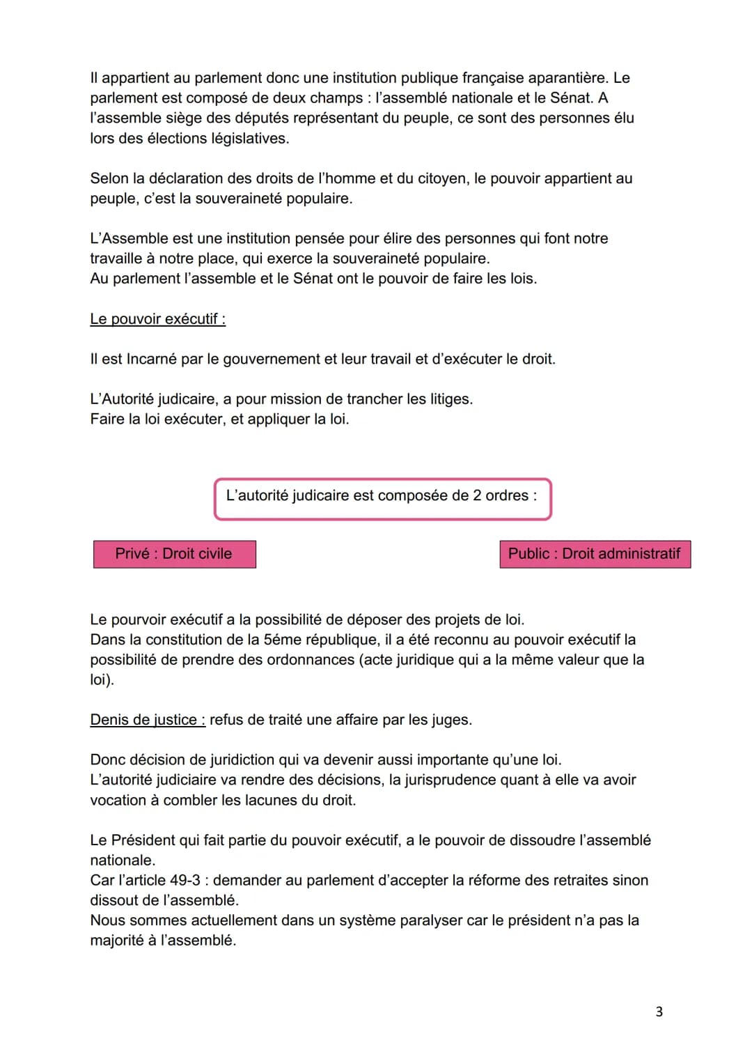 I. Introduction
Droit des Obligations
1. Qu'est-ce que le droit :
●
●
Le système de droit a émergé dans tous les sociétés. Lorsque que plusi
