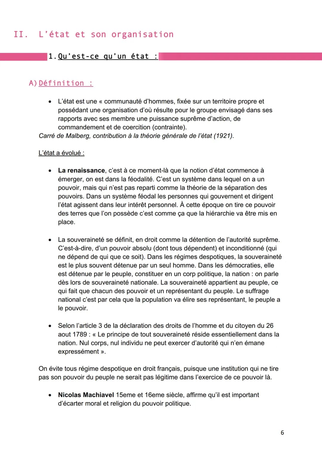 I. Introduction
Droit des Obligations
1. Qu'est-ce que le droit :
●
●
Le système de droit a émergé dans tous les sociétés. Lorsque que plusi