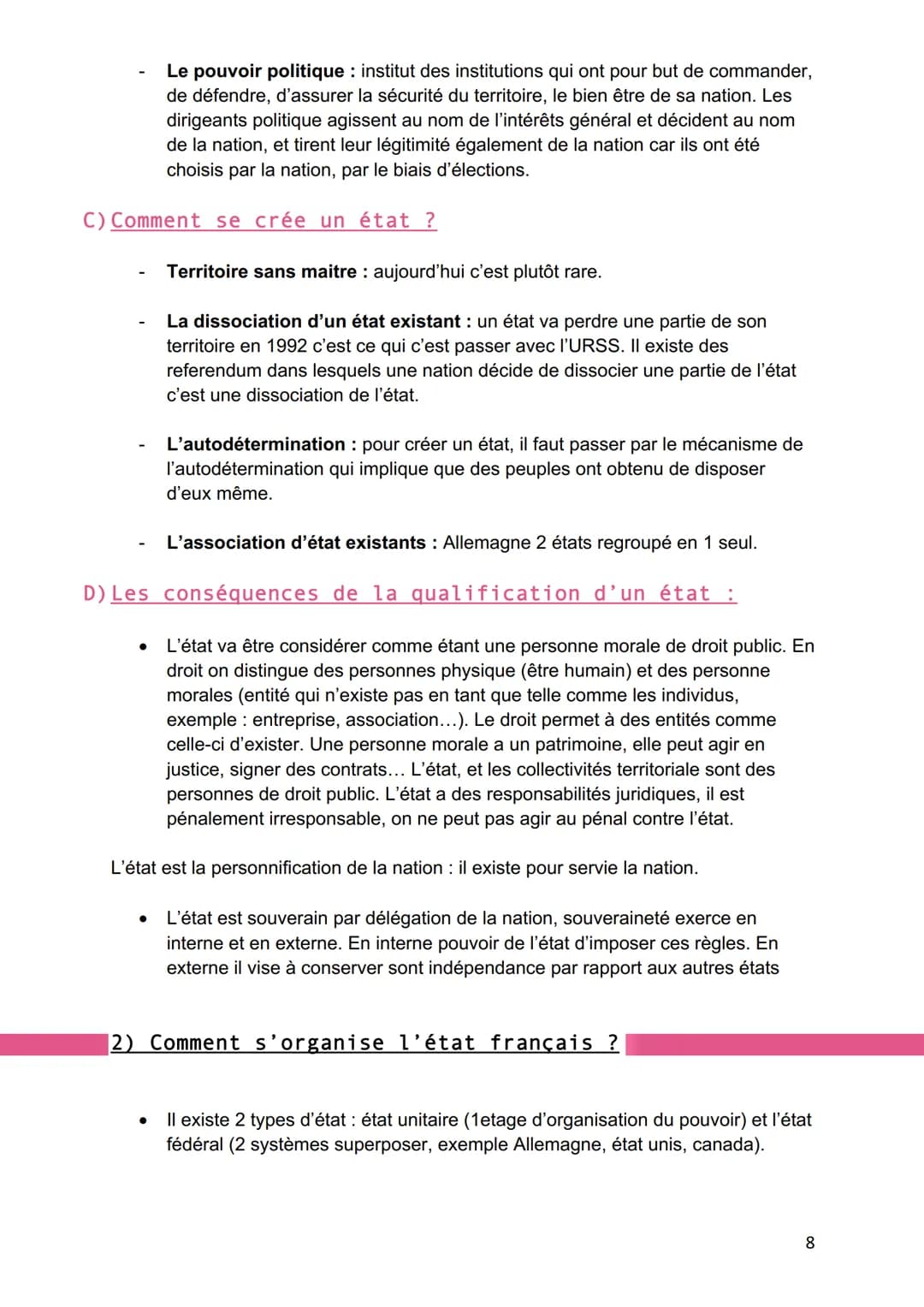 I. Introduction
Droit des Obligations
1. Qu'est-ce que le droit :
●
●
Le système de droit a émergé dans tous les sociétés. Lorsque que plusi