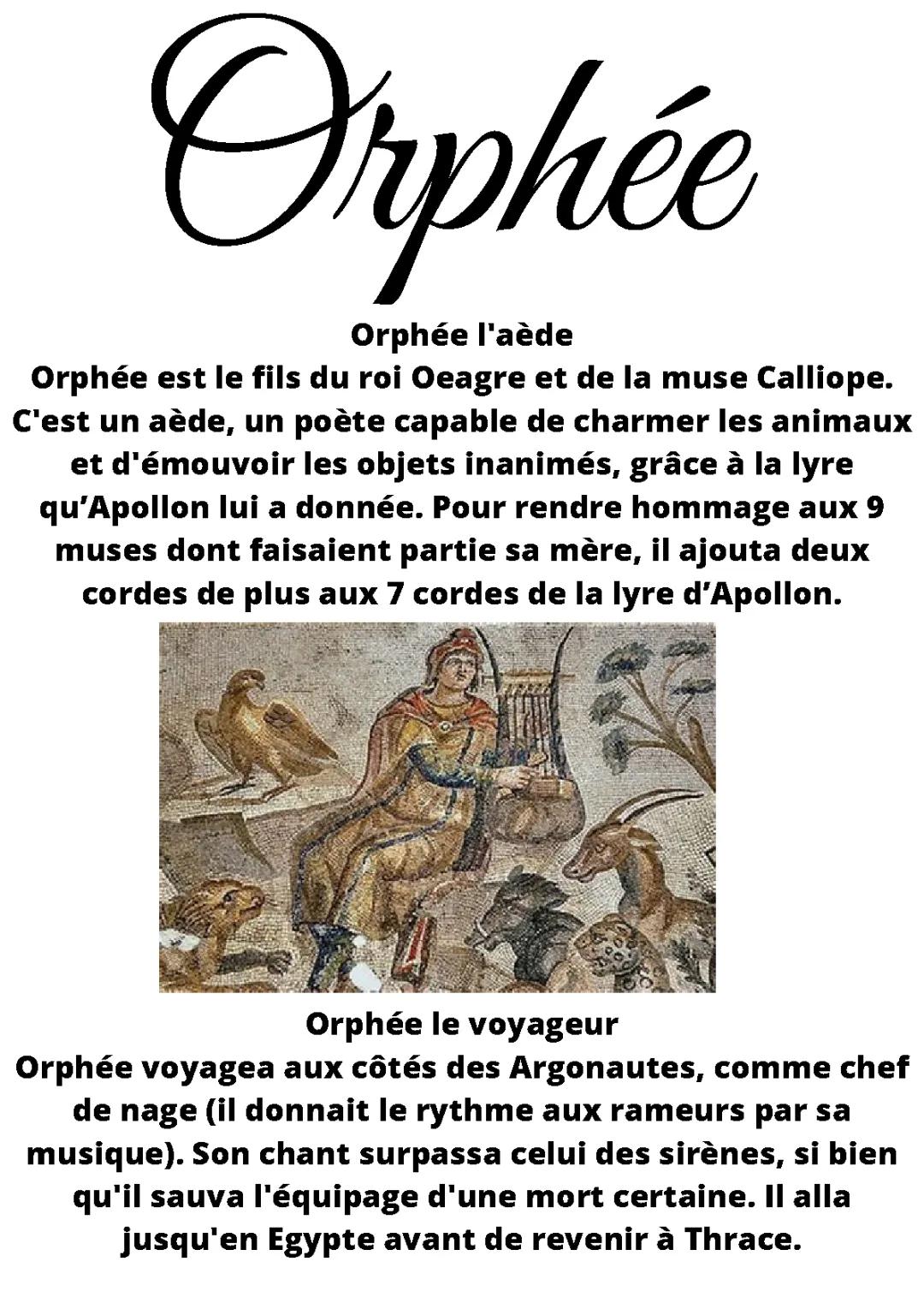 Orpheus and His Magic Lyre: The Story of Orpheus and Eurydice