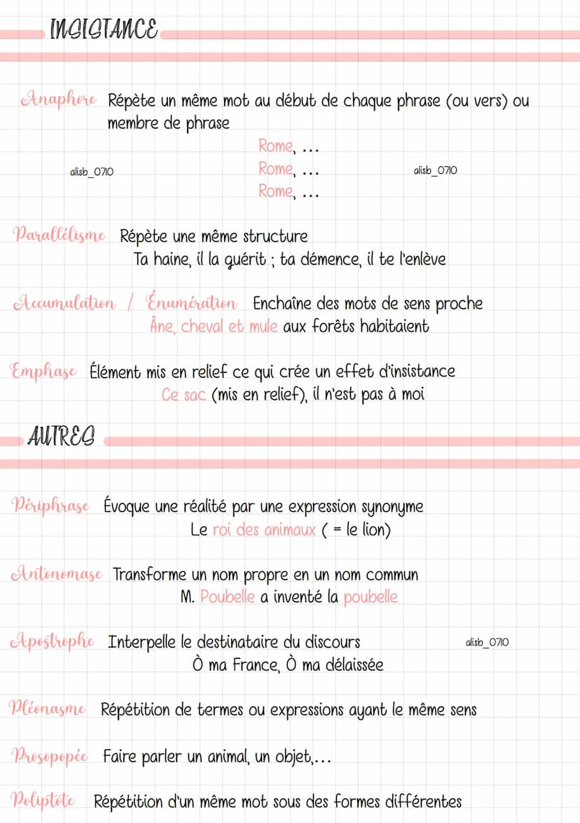 ANALOGIE
FRANÇAIS
LES FIGURES DE style
Comparaison Établit une relation entre un élément (le comparé) et un autre (le
comparant) par un outi