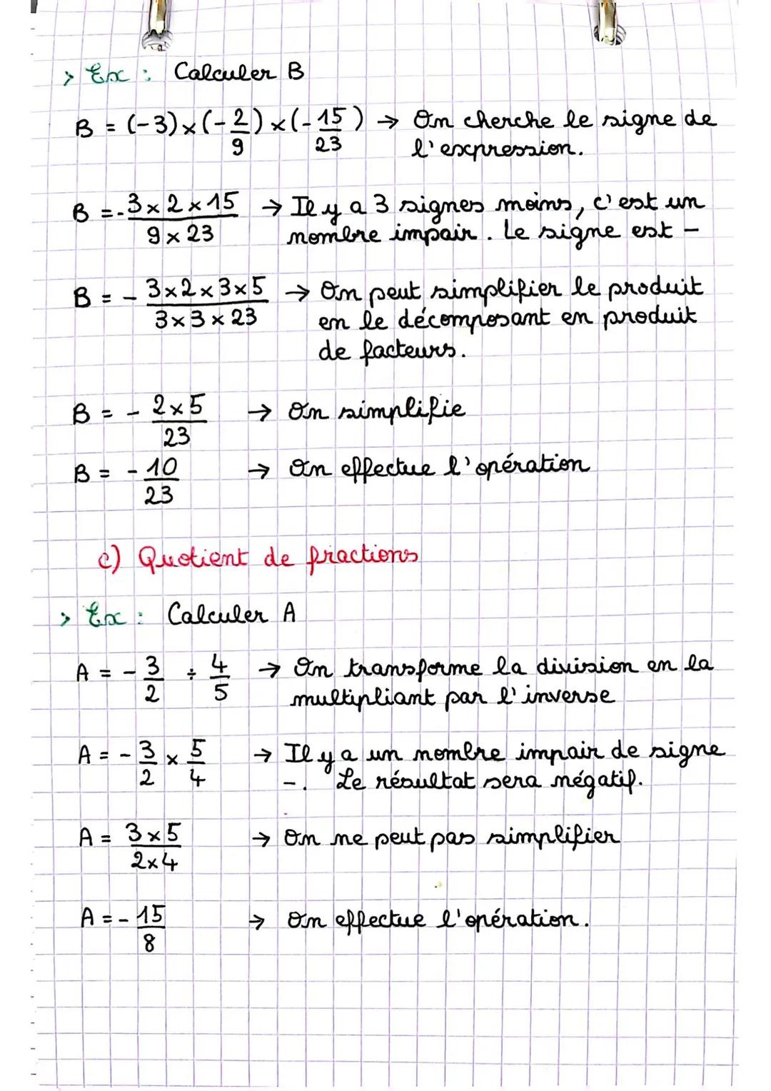 maths

> Fractions

a) Somme et différence de fractions

Pour additioner ou soustraire des écritures fractio-
naires :
> on écrit chacun des