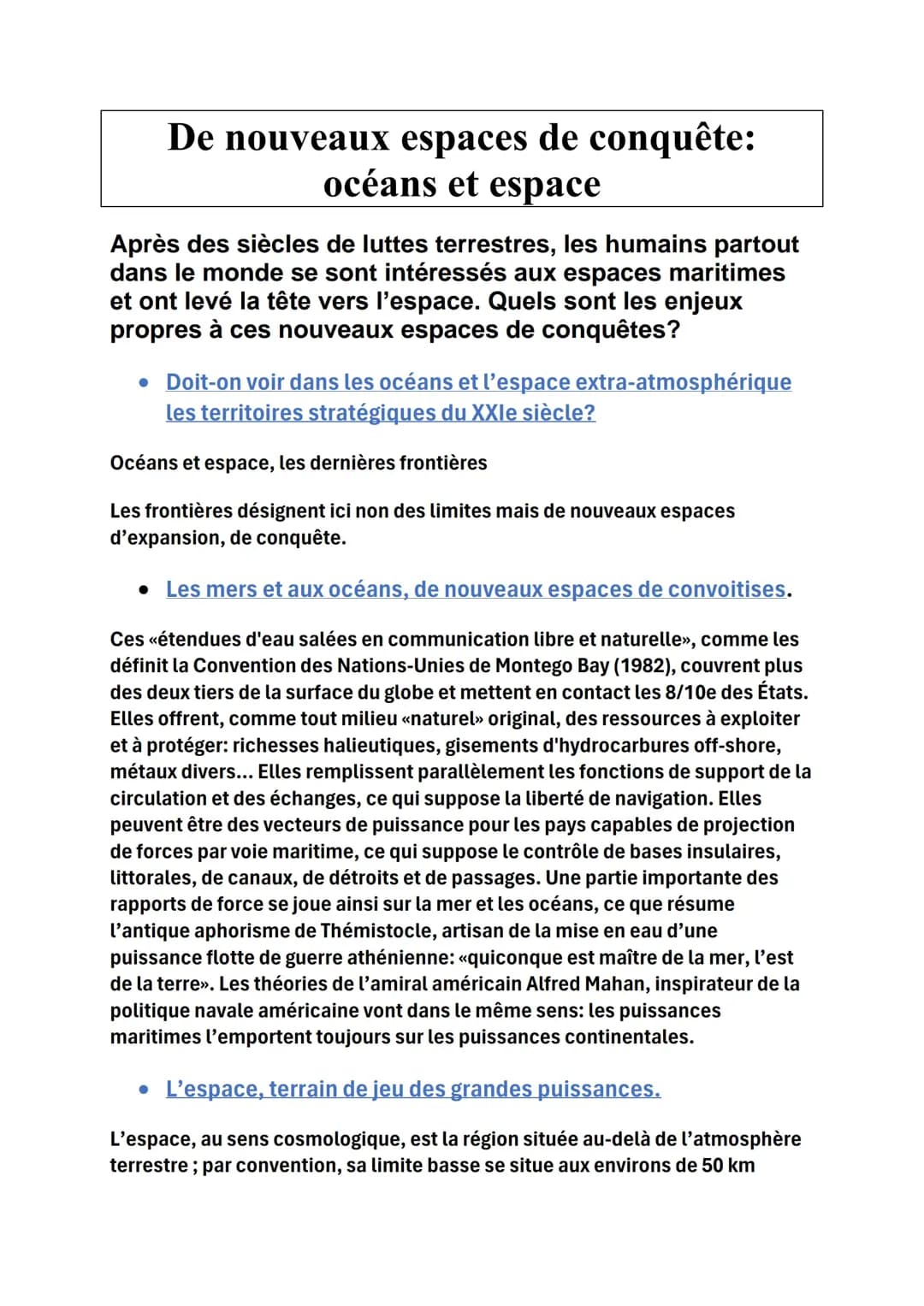 De nouveaux espaces de conquêtes 