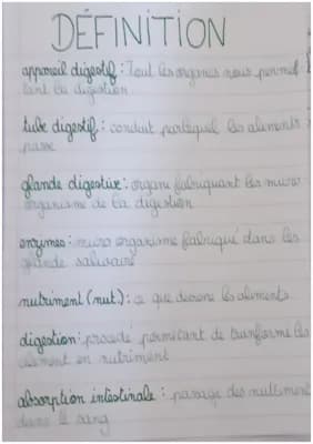 Know La digestion et l'alimentation thumbnail