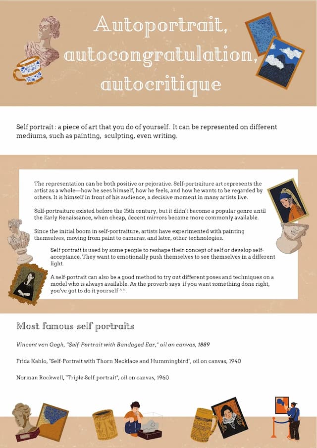 Know Autoportrait, autocongratulation, autocritique  thumbnail