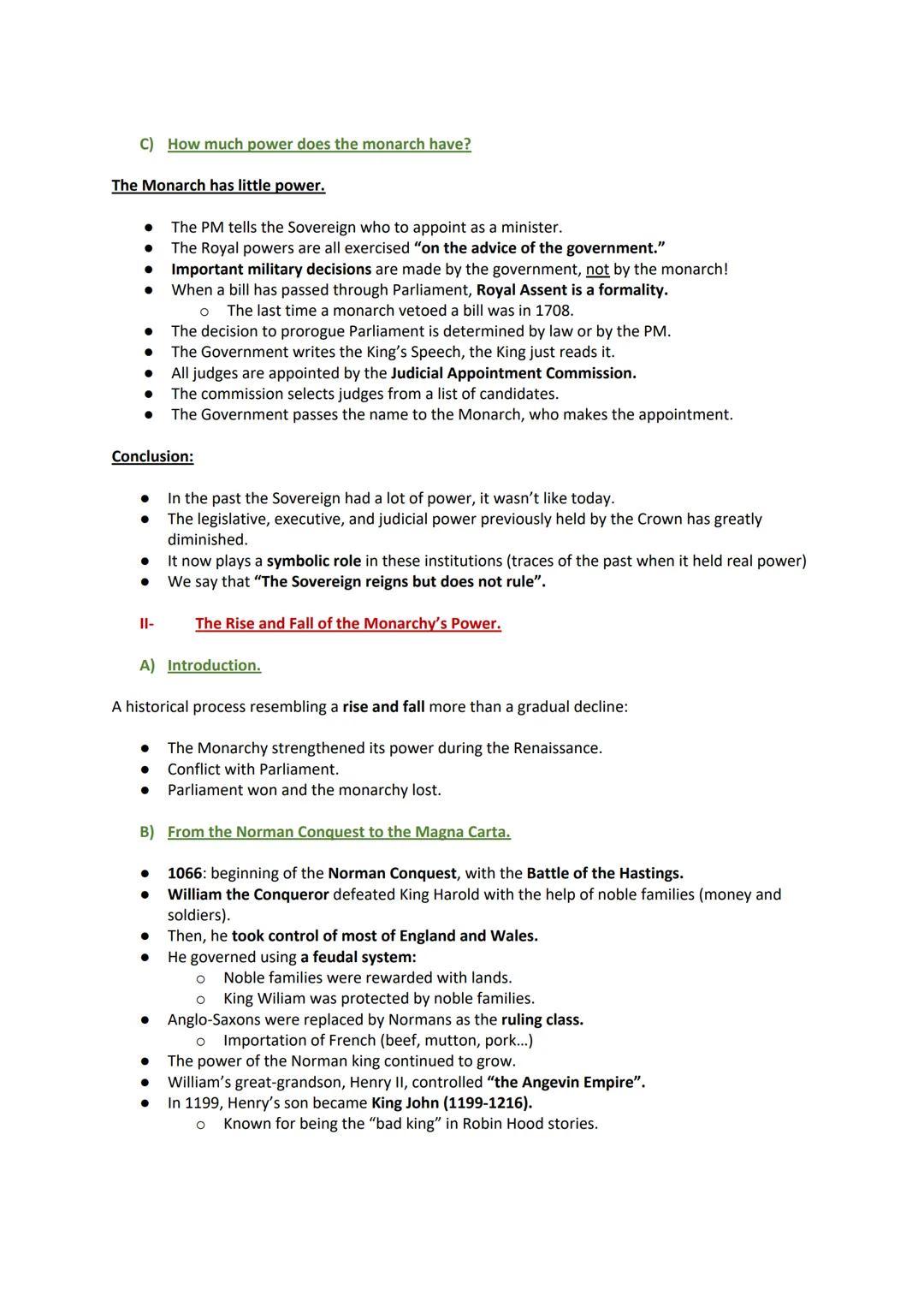 Legal English course
Introduction to the British and American political institutions.
A few observations:
The exam lasts 45 minutes, there a