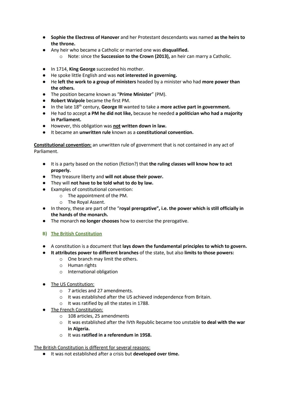 Legal English course
Introduction to the British and American political institutions.
A few observations:
The exam lasts 45 minutes, there a